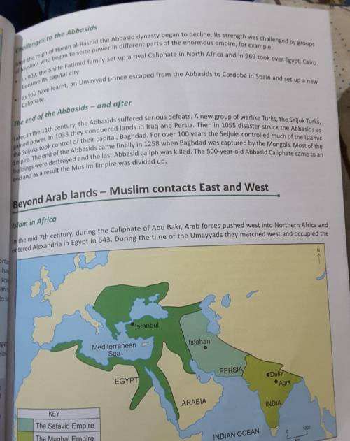 Make a list of the lands in africa and the far east where islam spread in 7th century Ad ?

pages