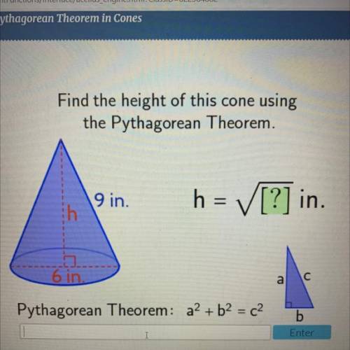 Pythagorean theorem (sorry for the lines in the photo!! I’ll give brainliest!)