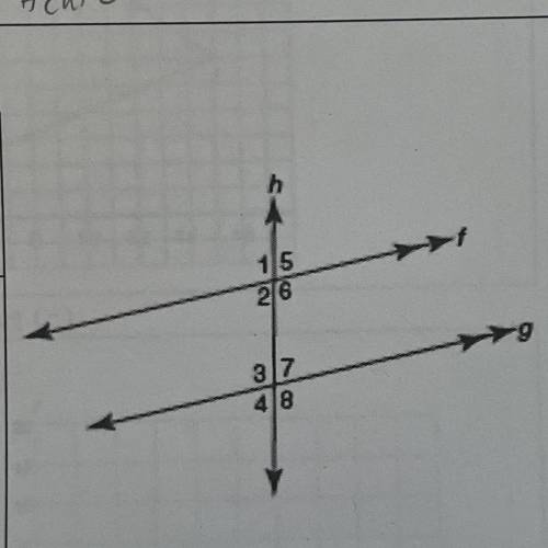 B. If the measure of angle 6 can be expressed by (13x - 5) degrees and the

measure of angle 8 can