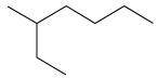 What's the correct IUPAC name for the structure shown?

Question 11 options:
A) 
3-methylheptane
B