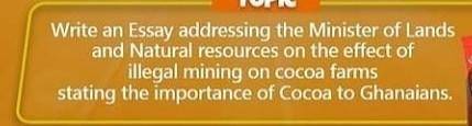 Effects of illegal mining on lands
