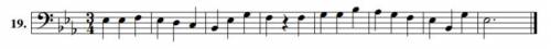 #19: The first note of this exercise is Do. Now you must figure out the rest