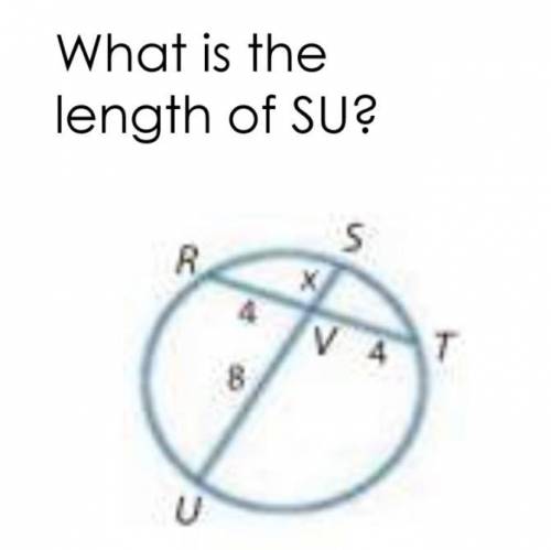 What is the length of SU?