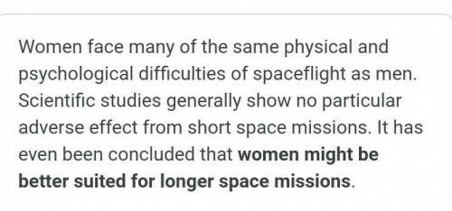 Hey can plz tell me about declamation of women in space