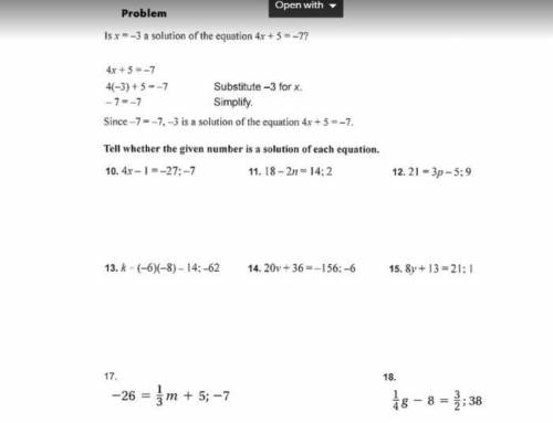Help with these math problems.