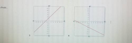 For questions 3 and 4, classify each graph as increasing, decreasing, or constant.