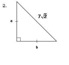 Find the variable (this is special right triangles unit)

I'll give thanks, 5 star and brainliest