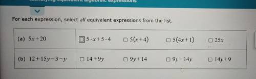 I it identifying equipment algebraic expressions