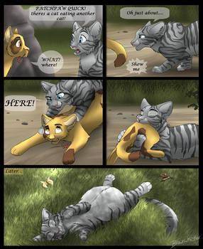 Only answer if you know warrior cats. this is how patchpaw dies in warriors