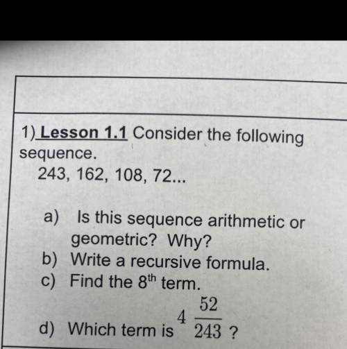 Pls help but only on part d of the questions will mark brainliest