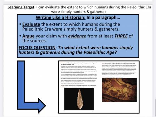 To what extent were humans simply hunters & gatherers during the Paleolithic Age?