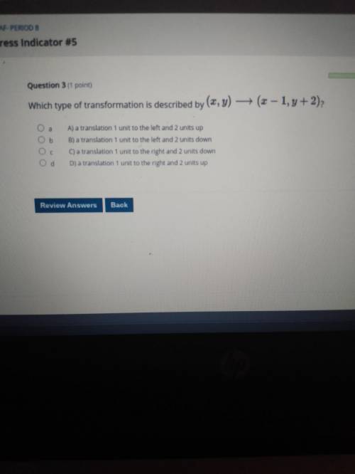 Need help w these three questions got 2/3 but don't know which one I got wrong

1. A
2. A
3. A