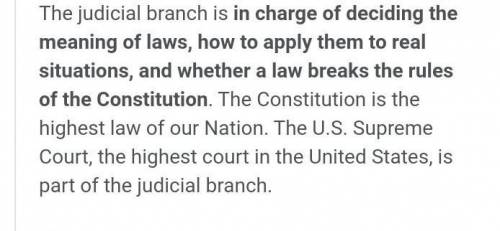 The textbook authors argue that the judicial branch is the most accessible to Americans - it's where