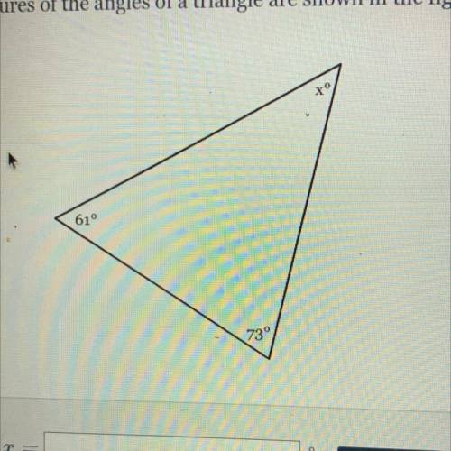 Please solve for x please