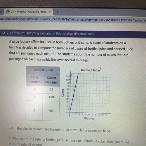 I need help with analyzing proportional relationships
