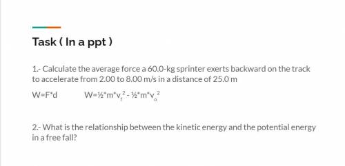 Calculate the average force a 60.0-kg sprinter exerts backward on the track to accelerate from 2.00