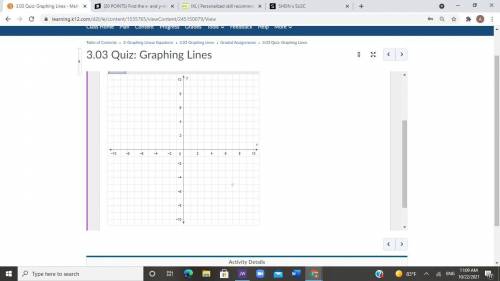 (PLEASE HELP 20 POINTS) 
Graph y= 1/2x–3.