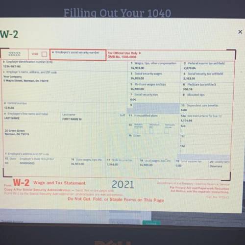 Federal income tax withheld from forms W-2 and 1099 please help!!
