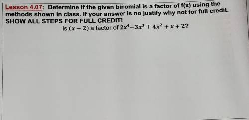 This algebra 2 problem I don't understand at all. please help so I can turn my work in!
 

Determin
