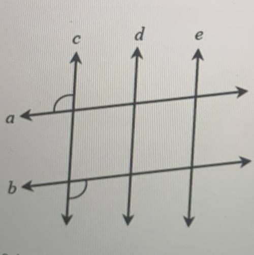 PLSSS HELP ASAP!!!

Using the given picture, determine which 2 lines are parallel and which theore