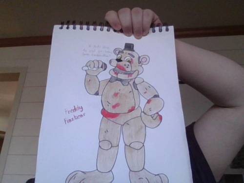 Good Moring Art Freddy Fazbear from Five Nights At Freddy's!! How does it look?