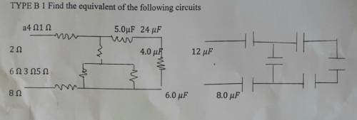 Fine the equivalent of the following circuit