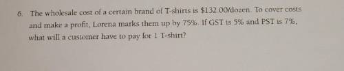 Can somebody help me with this please. i dont know what to do ror the first part of the 75%