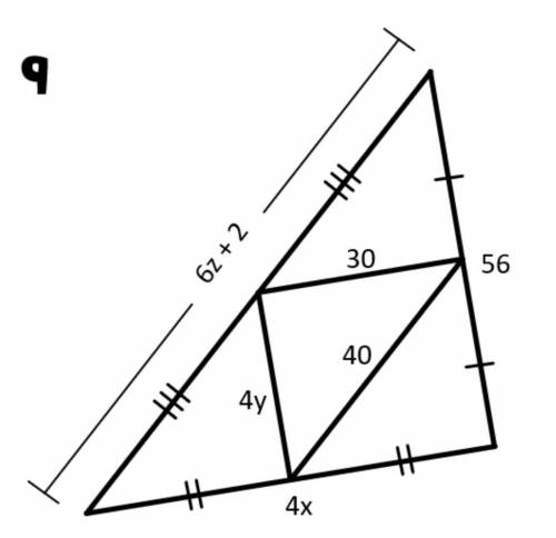 Can someone Please help me solve x y and z?