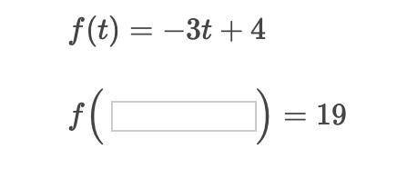 EASY POINTS

f(t)=−3t+4f, left parenthesis, t, right parenthesis, equals, minus, 3, t, plus, 4
f
(