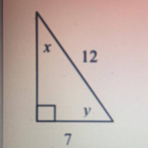 Find the values of both missing angles, X and Y.