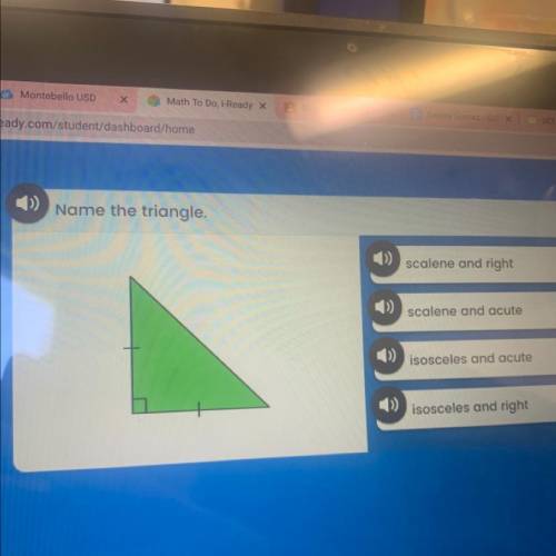 Name the triangle.
Help please