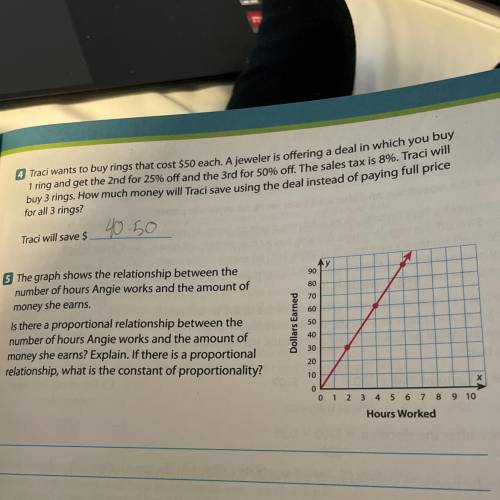 The question next to the graph!