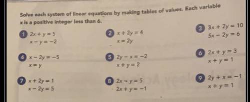 I need helpppp with 1-9