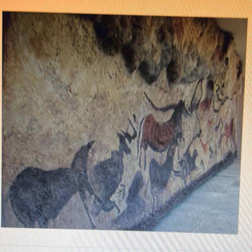 Look at this image. These paintings were found in:

•A. A cave in France
•B. A ruin in Rome
•C. A
