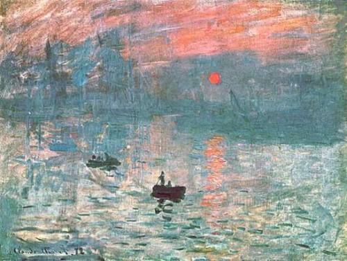 Below is the first painting to receive the label Impressionist. Who was the painter?

Pisarro
Dega