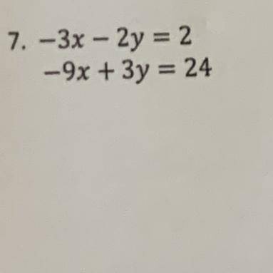 Solve the equation above