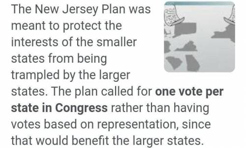How did the new jersey plan address the issue of representation .