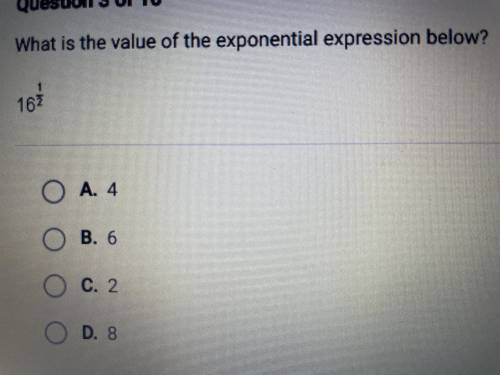 Help due in 2 mins
What is the value of the expression below???
