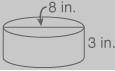 What is the total surface area of the following cylinder?

138.16 in. 2
87.92 in. 2
351.68 in. 2
1