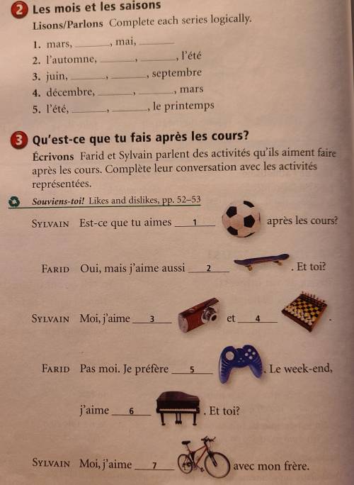 Week 15 french questions part 1