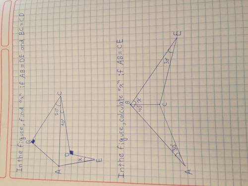 Help me with these problems of triangle congruence, please.