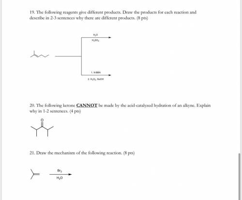 I need help with this organic Chemistry homework
