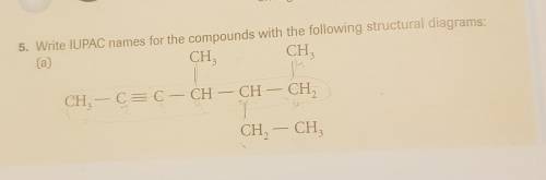 Can someone check if i did this right? i said its 4,5,6-trimethyl-2-hexyne