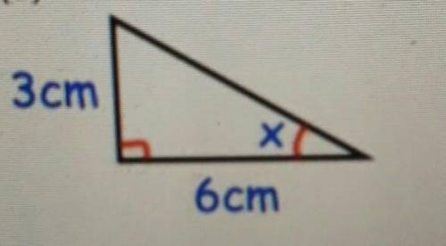 Find the missing angle in the triangle