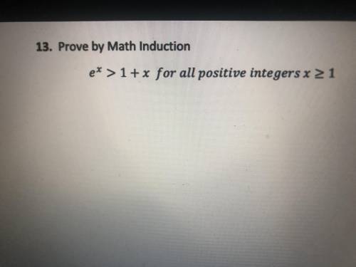 Prove by math induction