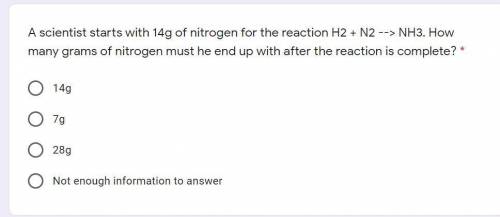 Is the law of conservation of matter followed in the reaction below?