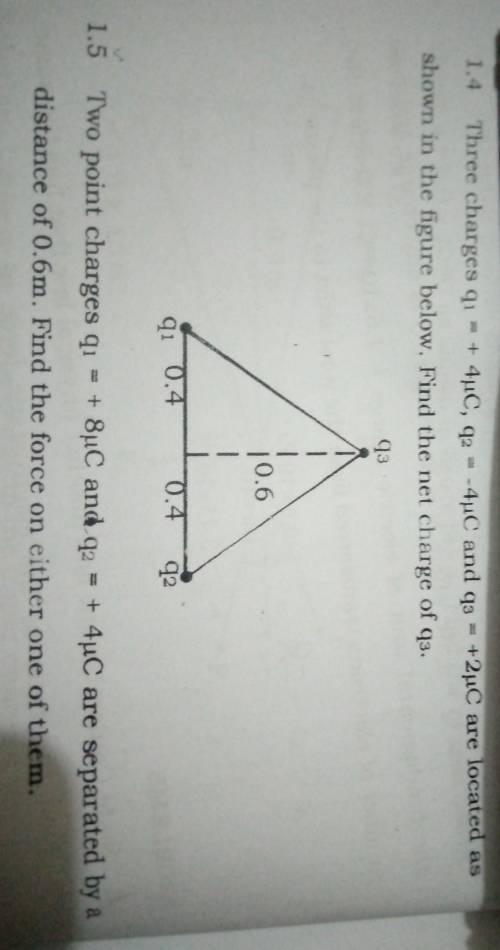 Please, question 1.4 and 1.5