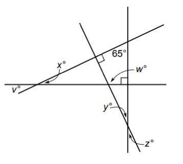 Find the measure of angle z