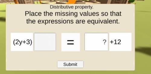 Help! please! Will give brainliest!
Please solve for distributive property.