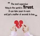 What is trust??boring morning -_-